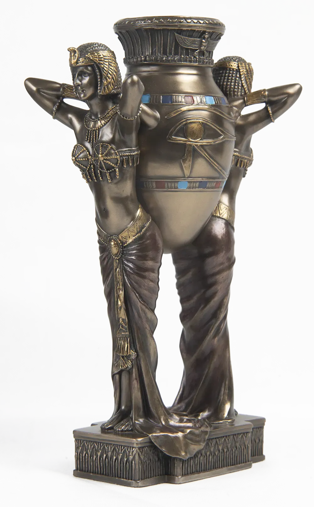 Adorno de Mesa portavelas Sacerdotisas Egipcias