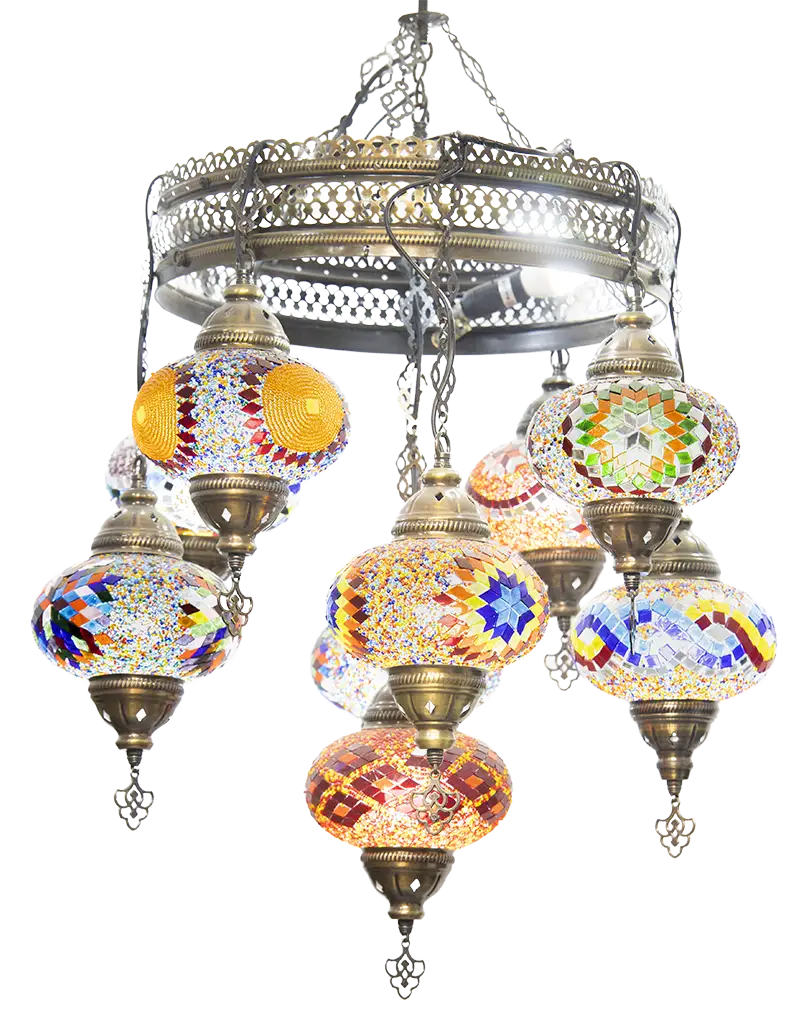 Lámpara de 7 candiles