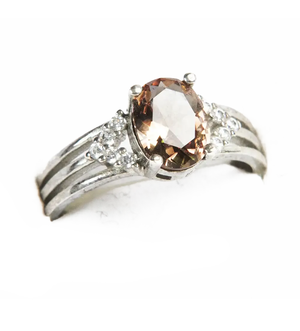 anillo plata turca, piedra sultanita