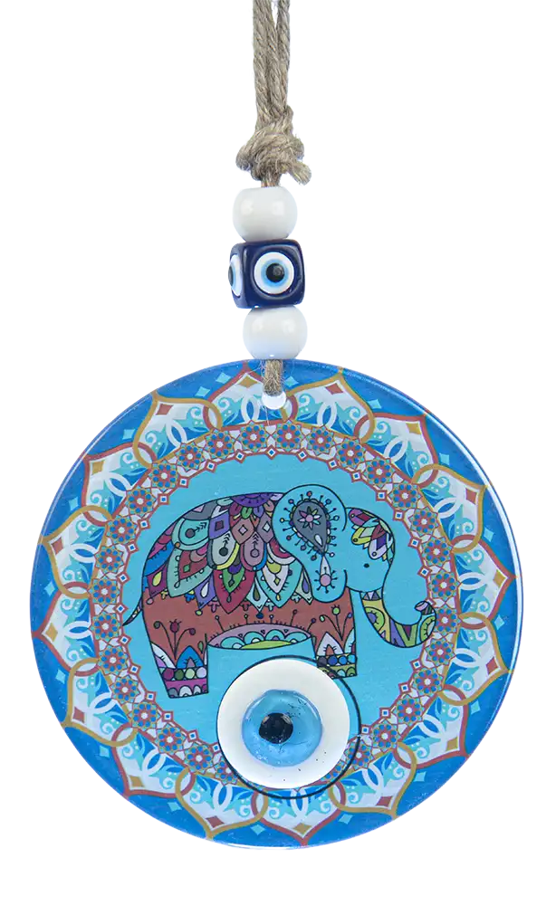 Ojo turco y mandala de elefante