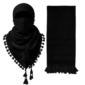 Shemagh (turbante palestino)  Negro
